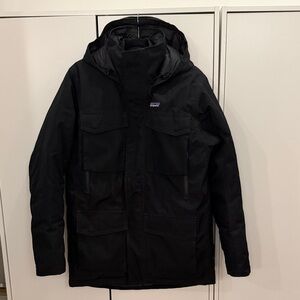 Black Men's Patagonia Winter Jacket